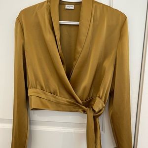 Babaton gold blouse